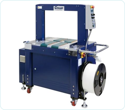 Cyklop Strapping Machine, plastic strapping, tertiary packaging