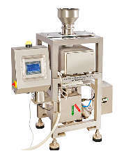 Technofour gravity-fed Metal Detector, quality checking machine, auto-rejection machine, metal contamination, product checking equipment, ferrous, non-ferrous, stainless steel, export compliance machine, contamination checking, vertical metal detector, high accuracy, food and beverages, home care products, personal care products, pharmaceuticals